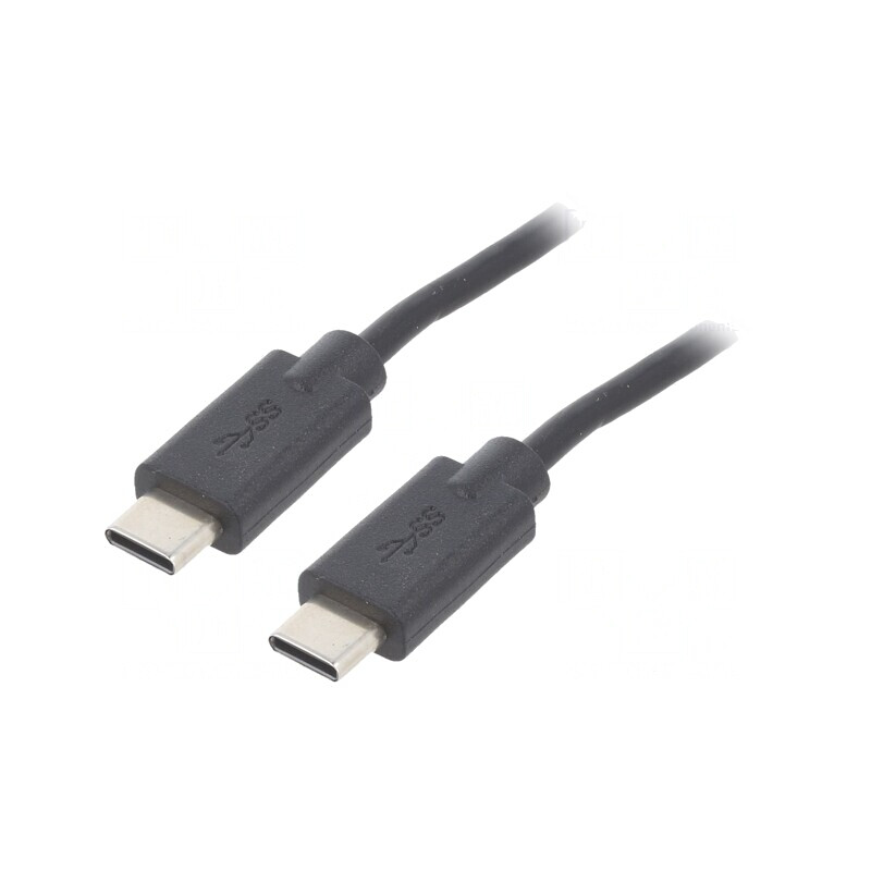 Cablu USB-C 2.0 1.4m Negru | Electronic-mag.ro | Componente Electronice