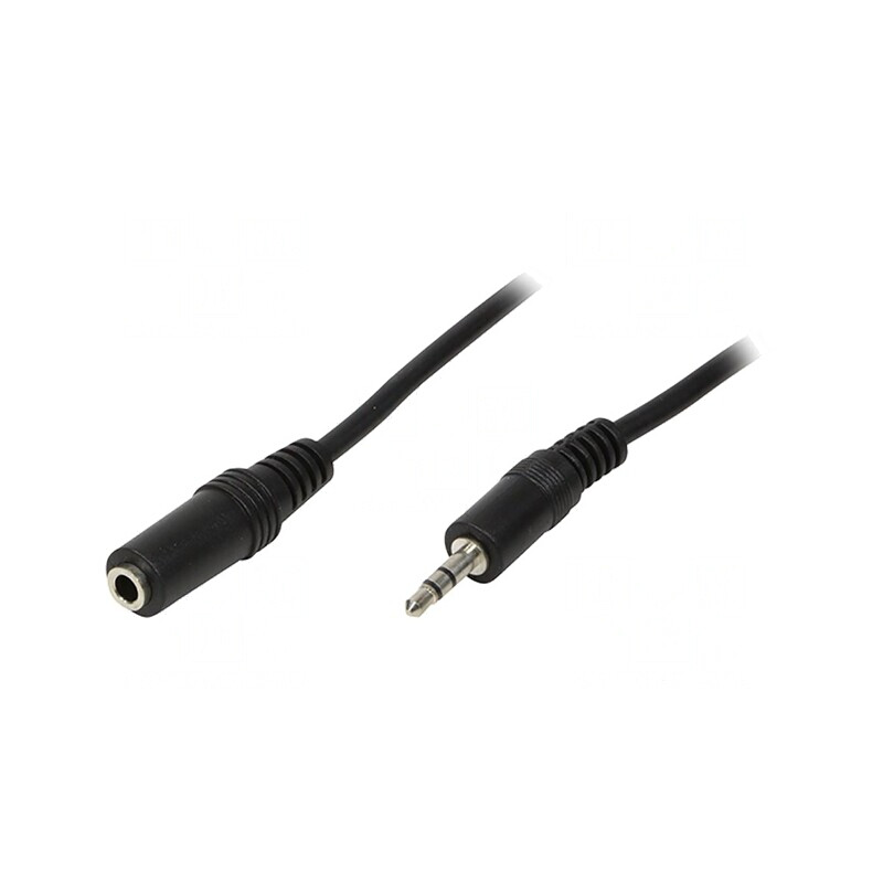 Cablu Audio Jack 3,5mm 5m Negru | Electronic-mag.ro | Componente Electronice