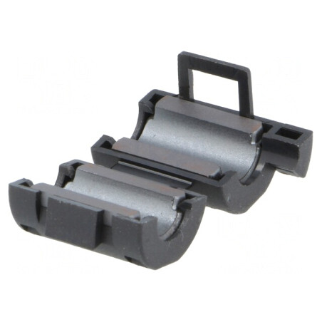 Ferită pentru cablu rotund Ø 7mm 47Ω | Electronic-mag.ro | Componente Electronice