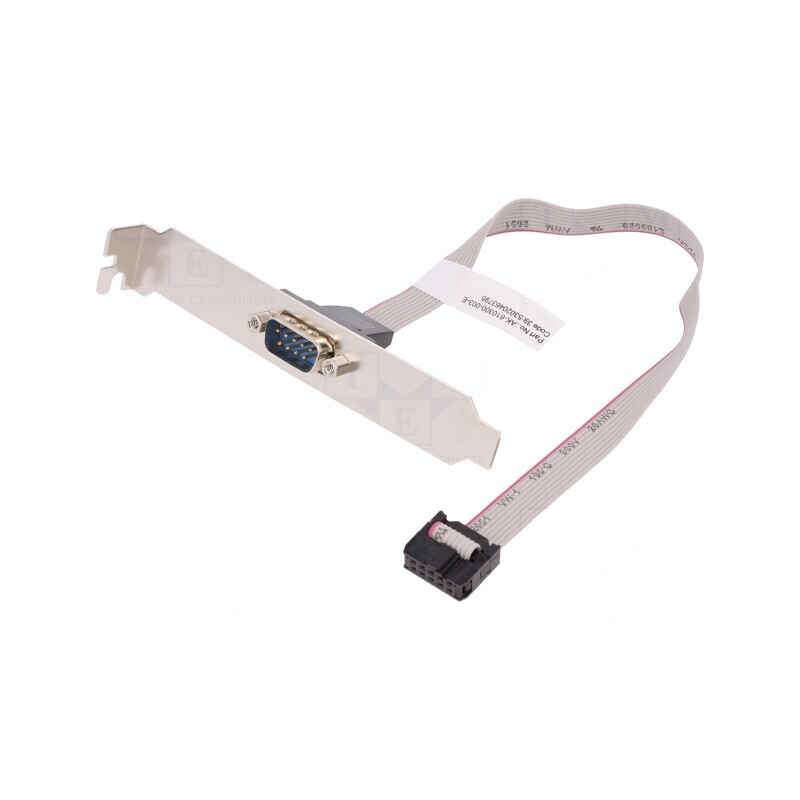 Cablu D-Sub 9 pini la IDC 2x5 pini 250mm Bej | Electronic-mag.ro | Componente Electronice