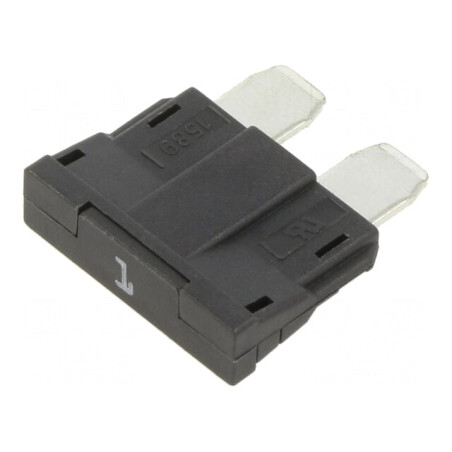 Siguranță Auto 1A 250VAC 58VDC 19mm UNIVAL | Electronic-mag.ro | Componente Electronice