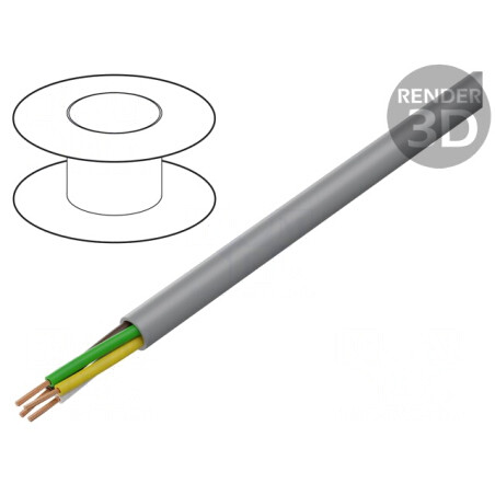 Cablu de Control Chainflex CF130.UL 4G0,5mm2 PVC Gri | Electronic-mag.ro | Componente Electronice