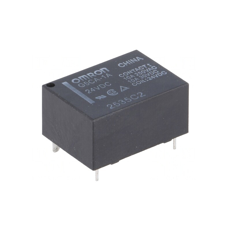 Releu Electromagnetic SPST-NO 24VDC 10A 250VAC PCB | Electronic-mag.ro | Componente Electronice