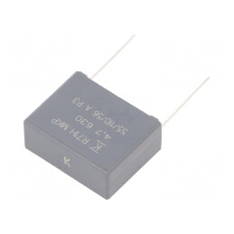 Condensator cu Polipropilenă 4,7uF THT ±10% 32x25x13mm | Electronic-mag.ro | Componente Electronice