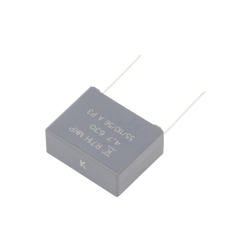 Condensator cu Polipropilenă 4,7uF THT ±10% 32x25x13mm | Electronic-mag.ro | Componente Electronice Condensator cu Polipropilenă 4,7uF THT ±10% 32x25x13mm | Electronic-mag.ro | Componente Electronice