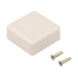 Carcasă universală ABS gri IP54 35x35x15mm | Electronic-mag.ro | Componente Electronice