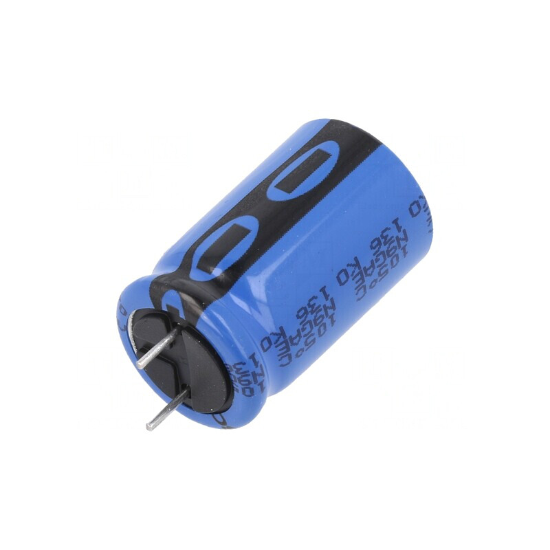 Condensator Electrolitic THT 470uF 63V Ø16x25mm | Electronic-mag.ro | Componente Electronice