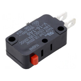 Microîntrerupător SNAP ACTION 16A 250V SPDT | Electronic-mag.ro | Componente Electronice