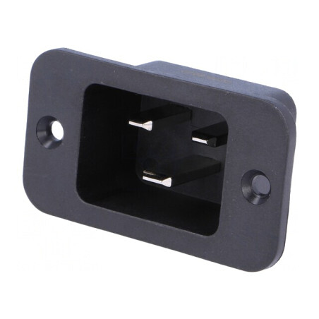 Conector Alimentare AC Soclu 16A 250V | Electronic-mag.ro | Componente Electronice