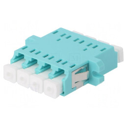 Conector fibră optică cuplă duplex multimod LC