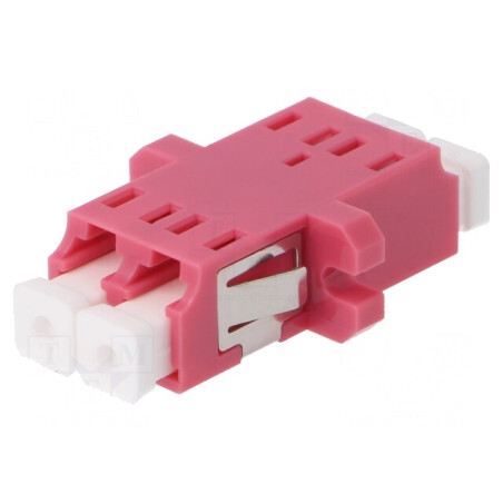 Conector fibră optică duplex multimod LC | Electronic-mag.ro | Componente Electronice