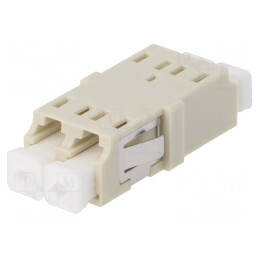 Conector Fibră Optică Soclu Cuplă Duplex Multimod LC | Electronic-mag.ro | Componente Electronice