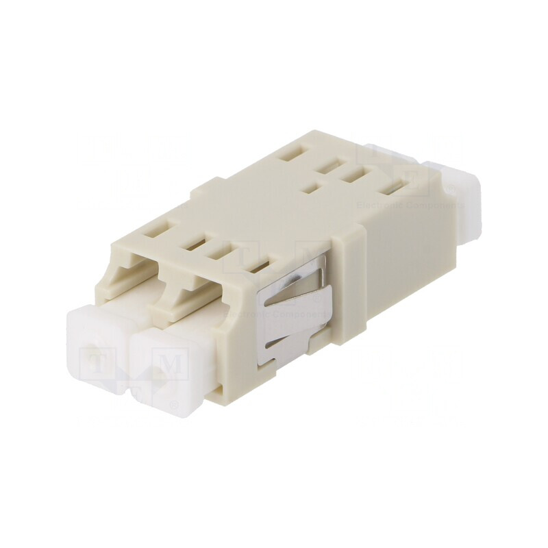 Conector Fibră Optică Soclu Cuplă Duplex Multimod LC | Electronic-mag.ro | Componente Electronice
