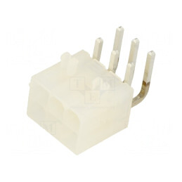 Soclu cablu-placă tată Mini-Fit Jr 6 pini aurit 4,2mm 13A | Electronic-mag.ro | Componente Electronice