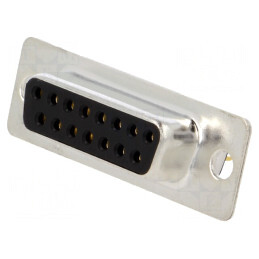 Conector D-Sub 15 Pin Soclu Mamă PCB THT 5A | Electronic-mag.ro | Componente Electronice