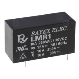 Releu Electromagnetic SPDT 5VDC 12A pentru PCB | Electronic-mag.ro | Componente Electronice