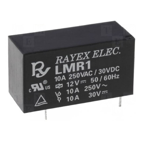 Releu Electromagnetic SPDT 5VDC 12A pentru PCB | Electronic-mag.ro | Componente Electronice