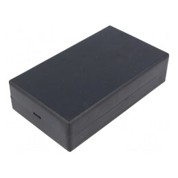 Carcasă universală ABS neagră 74.5x129x35mm | Electronic-mag.ro | Componente Electronice