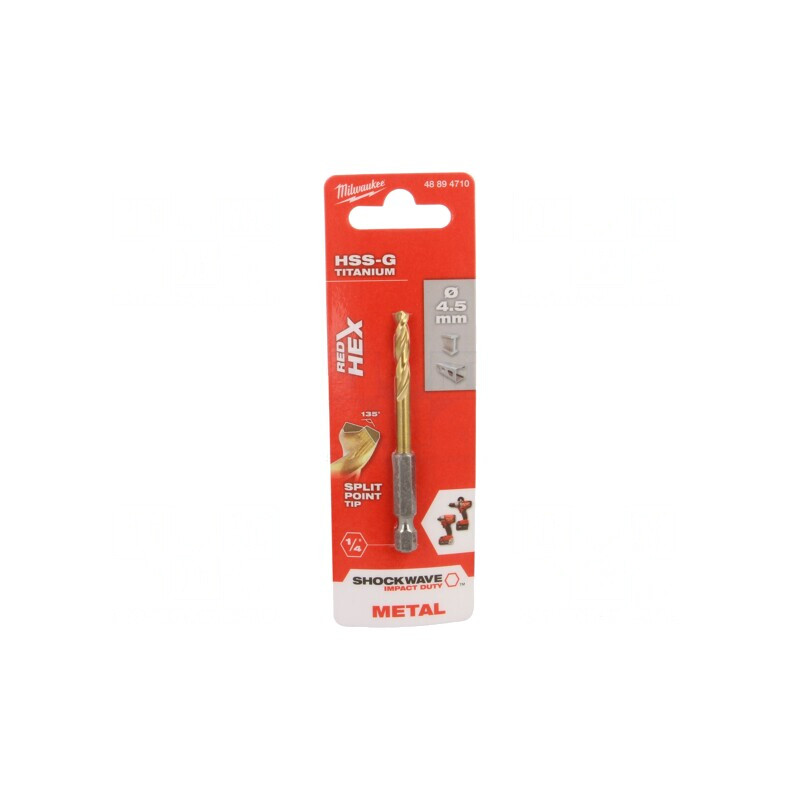Burghiu Metal Impact 4.5mm Oțel Rapid HSS-G | Electronic-mag.ro | Componente Electronice