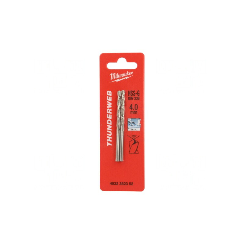 Burghiu Metal 4mm HSS-G 2buc. | Electronic-mag.ro | Componente Electronice