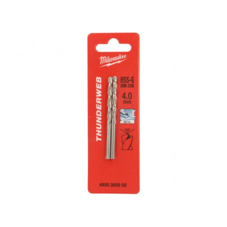 Burghiu Metal 4mm HSS-G 2buc. | Electronic-mag.ro | Componente Electronice