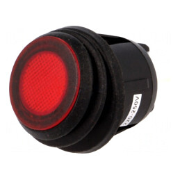 Comutator Rocker DPST ON-OFF 20A 12V LED Roșu IP65 | Electronic-mag.ro | Componente Electronice