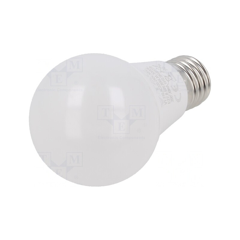 Lampă LED E27 3000K 8,5W 806lm | Electronic-mag.ro | Componente Electronice