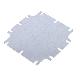 Placă de montare oțel zincat 91x91x2mm | Electronic-mag.ro | Componente Electronice