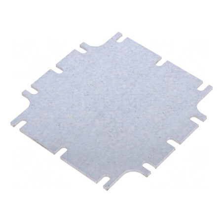 Placă de montare oțel zincat 91x91x2mm | Electronic-mag.ro | Componente Electronice