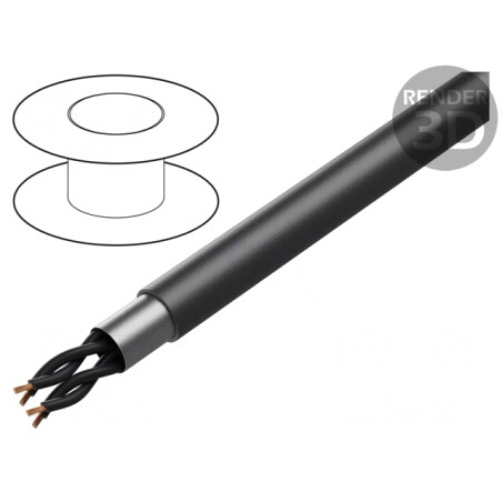 Cablu Ecranat 2x2x0,75mm2 PVC | Electronic-mag.ro | Componente Electronice