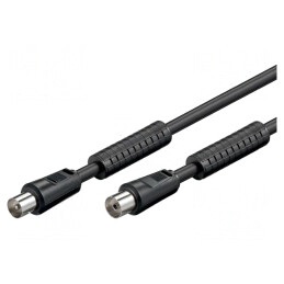 Cablu Coaxial 75Ω 1,5m 9,5mm Priză-Mufă