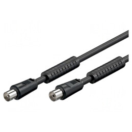 Cablu Coaxial 75Ω 1,5m 9,5mm Priză-Mufă | Electronic-mag.ro | Componente Electronice
