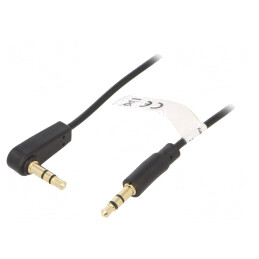 Cablu Audio Jack 3.5mm 3pin 1m în unghi