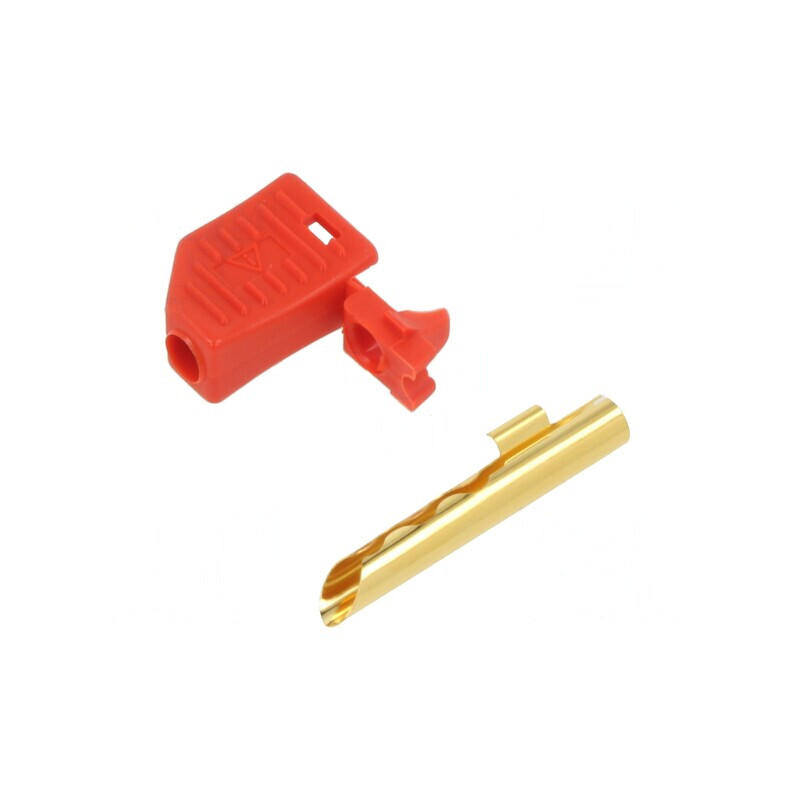 Mufă Banană 4mm Roșie Aurită 19A | Electronic-mag.ro | Componente Electronice Mufă Banană 4mm Roșie Aurită 19A | Electronic-mag.ro | Componente Electronice