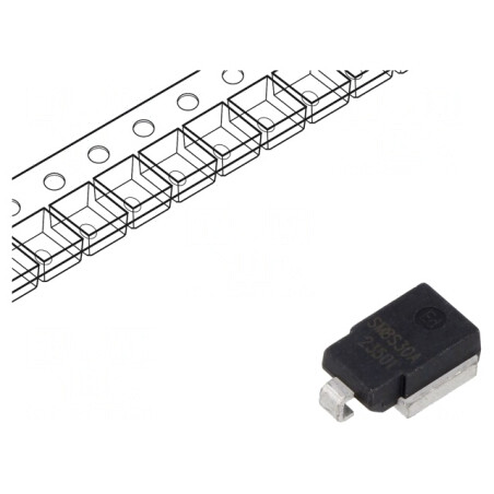Diodă TVS 6,6kW 33,3-36,8V 136A Unidirecţională DO218AB Rolă | Electronic-mag.ro | Componente Electronice