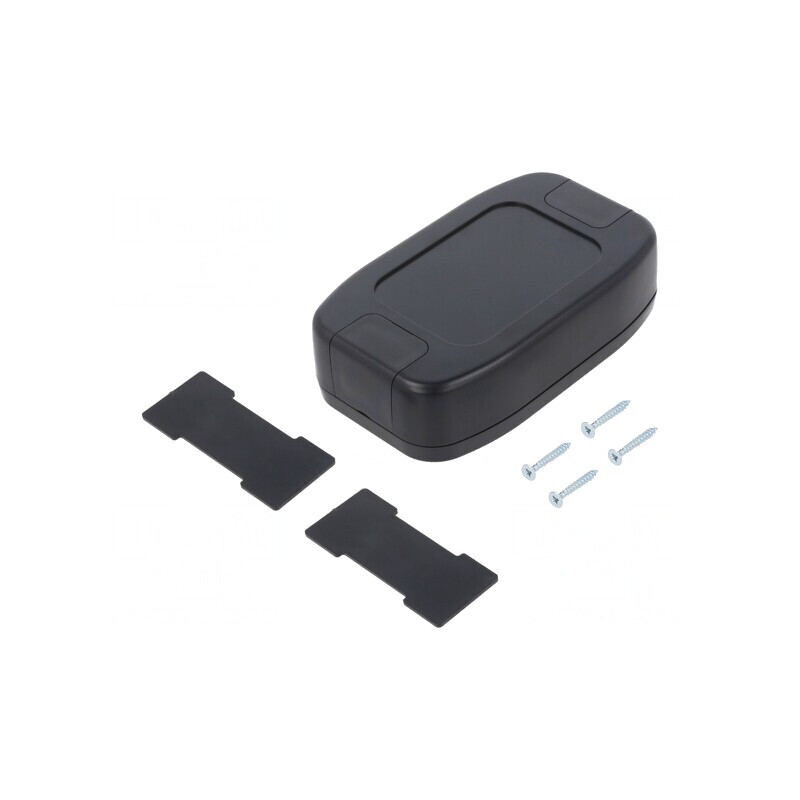Carcasă Universală Neagră ABS 75.2x125.1x33mm | Electronic-mag.ro | Componente Electronice