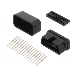 Carcasă OBD ABS Neagră 48,3x18x24,7mm | Electronic-mag.ro | Componente Electronice