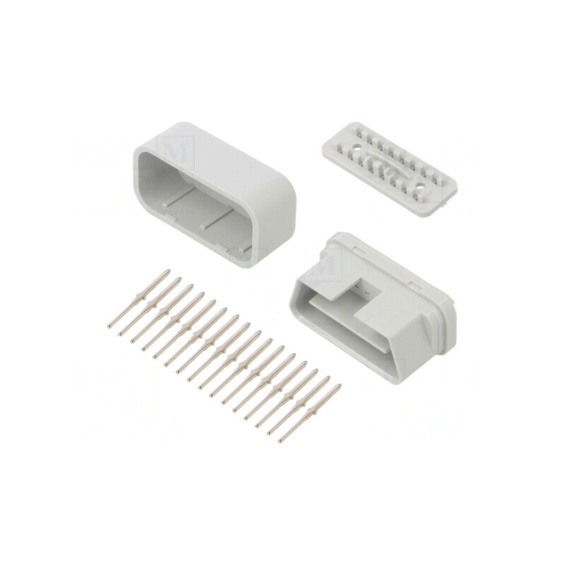 Carcasă OBD ABS Gri Deschis 48.3mm x 18mm x 24.7mm | Electronic-mag.ro | Componente Electronice