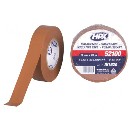Bandă Electroizolantă Maro 19mm x 20m | Electronic-mag.ro | Componente Electronice