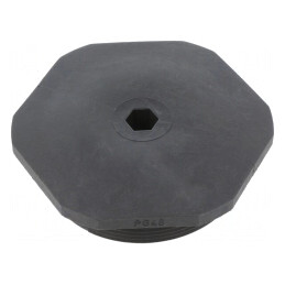 Capac de protecție negru PG48 IP54 din poliamidă | Electronic-mag.ro | Componente Electronice