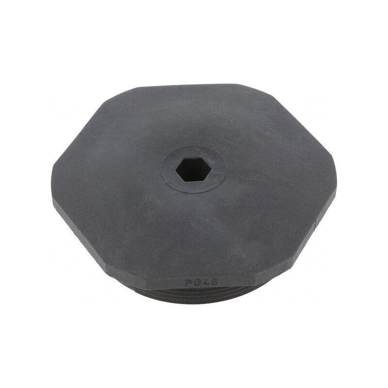 Capac de protecție negru PG48 IP54 din poliamidă | Electronic-mag.ro | Componente Electronice