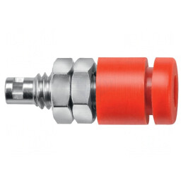 Soclu Banană 2mm 10A Roșu Cu Izolație | Electronic-mag.ro | Componente Electronice