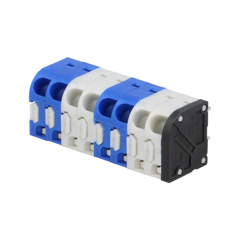 Regletă de Conexiuni PCB 45° 3,5mm 8 Piste 5A | Electronic-mag.ro | Componente Electronice