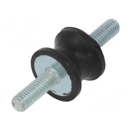 Atenuator de Vibrații M6 20mmx15mm Guma | Electronic-mag.ro | Componente Electronice