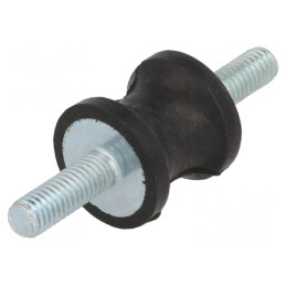 Atenuator de Vibrații M6 20mm Guma | Electronic-mag.ro | Componente Electronice