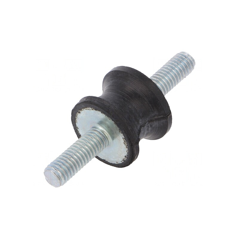 Atenuator de Vibrații M6 20mm Guma 15mm | Electronic-mag.ro | Componente Electronice