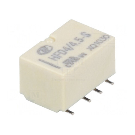 Releu Electromagnetic DPDT 4,5VDC 2A 0,5A/125VAC | Electronic-mag.ro | Componente Electronice