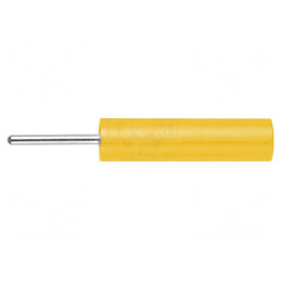 Soclu Banană Galben 4mm 20A 1kV 38mm | Electronic-mag.ro | Componente Electronice