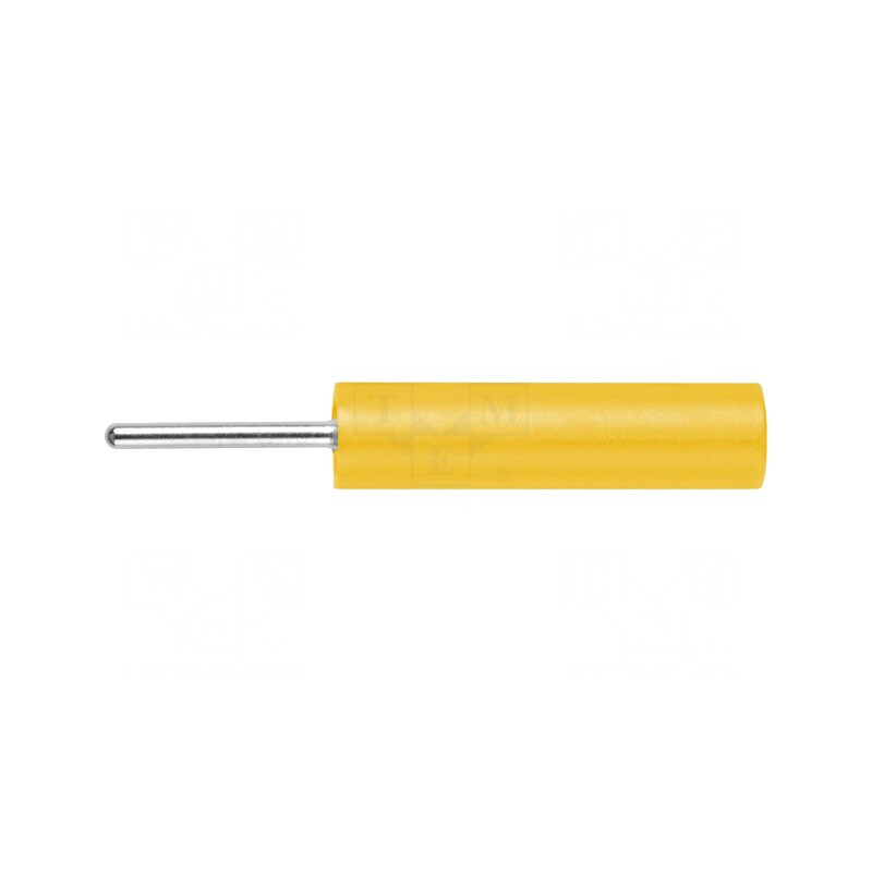 Soclu Banană Galben 4mm 20A 1kV 38mm | Electronic-mag.ro | Componente Electronice