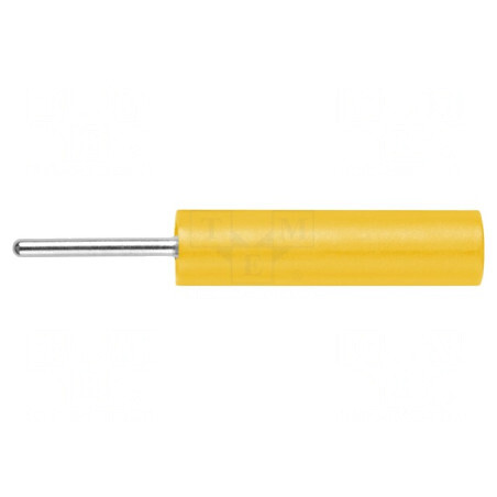 Soclu Banană Galben 4mm 20A 1kV 38mm | Electronic-mag.ro | Componente Electronice
